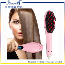 Factory Price Private Label Detangling Professional Hair Straightener Brush for Beanty Making